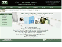 Tablet Screenshot of giaytinphat.com